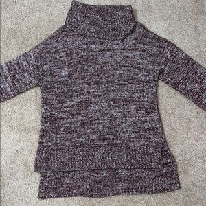 Turtle neck oversized sweater